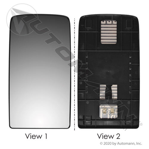 Automann Heated Flat Glass Mirror Head For Peterbilt Trucks, Passenger Side RH 563.75020