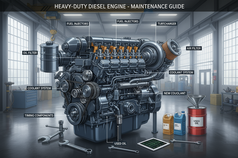 The Workhorse's Heart: An Essential Preventive Maintenance Guide for Heavy-Duty Diesel Engines