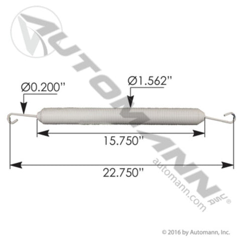 Automann 104.1310 Hood Spring Peterbilt