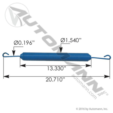 Automann 104.3046 Hood Spring Peterbilt