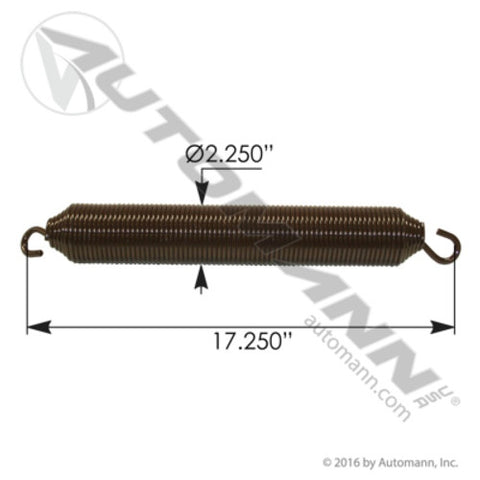 Automann 104.7104 Hood Spring Kenworth