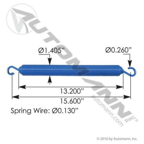 Automann 104.7106 Hood Spring Kenworth