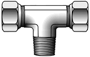 Haldex 11214 Union Tee Fitting
