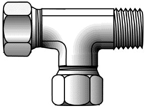 Haldex 11271 Run Tee Fitting