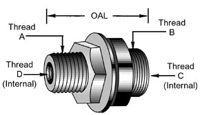 Haldex 11311 Bulkhead Fitting