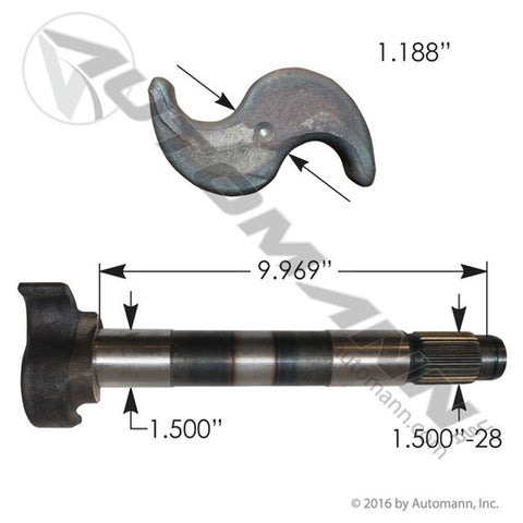 Automann 122.280931.01 Camshaft LH