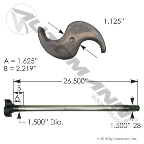 Automann 123.282616.03 Camshaft LH