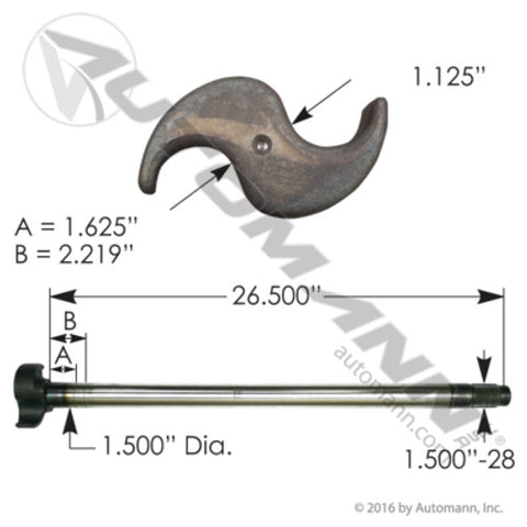 Automann 123.282616.04 Camshaft RH