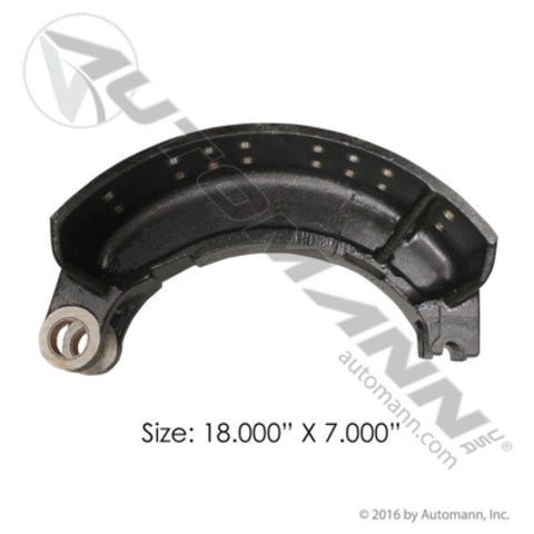 Automann 142.447180 Unlined Brake Shoe 18.000in X 7.000in