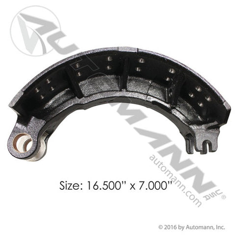 Automann 142.451585 Unlined Brake Shoe 16.500in X 7.000in