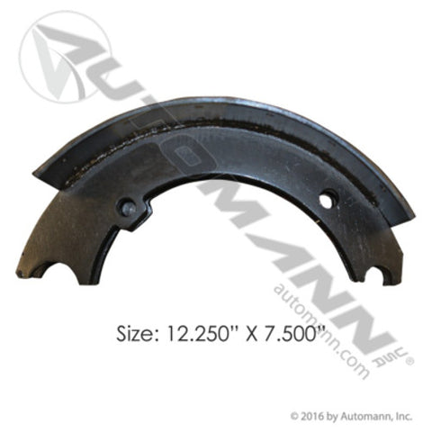 Automann 142.459182 Unlined Brake Shoe 12.250in X 7.500in