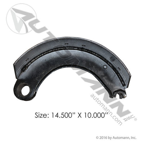 Automann 142.459281 Unlined Brake Shoe 14.500in X 10.000in