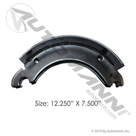 Automann 142.469281 Unlined Brake Shoe 12.250in X 7.500in