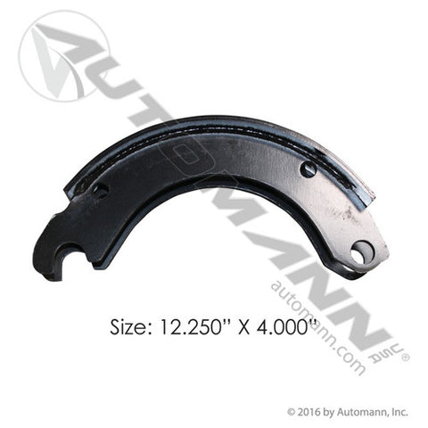 Automann 142.470080 Unlined Brake Shoe 12.250in X 4.00in
