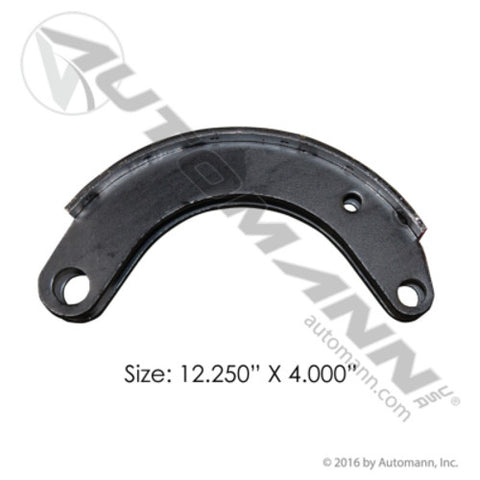 Automann 142.470081 Unlined Brake Shoe 12.250in X 4.00in