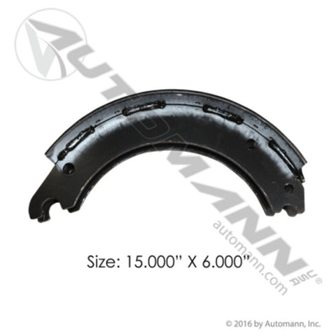 Automann 142.470480 Unlined Brake Shoe 15.000in X 6.000in