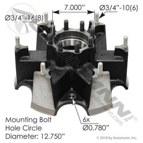 Automann 150.D6103 Spoke Wheel