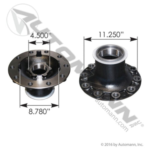 Automann 150.S1101 Outboard Mount Steer Hub