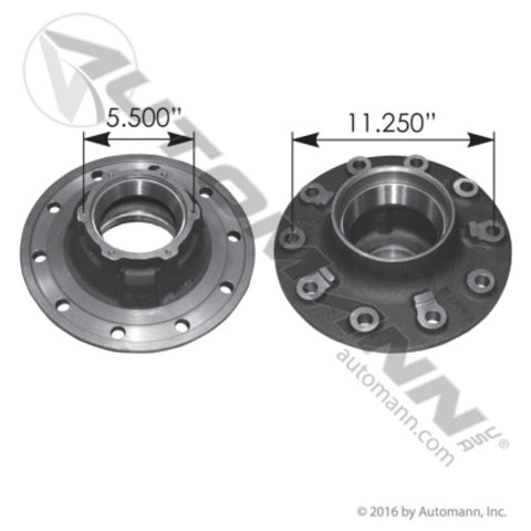 Automann 150.T1105 Inboard Mount Wheel Hub