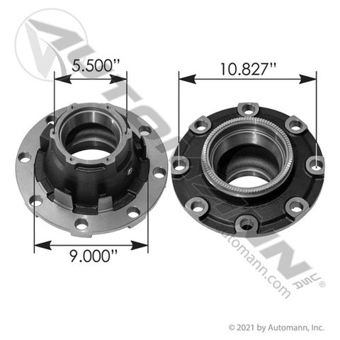 Automann 150.T1111 Outboard Mount Hub