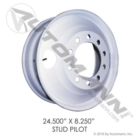 Automann 157.L245X825SP Stud Pilot 24.500in X 8.250in Steel