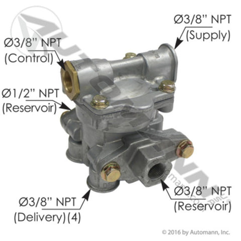 Automann 170.110310 Spring Brake Control Valve