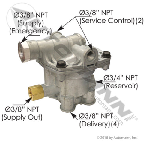 Automann 170.110475 Relay Emergency Valve