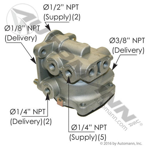 Automann 170.279950 E5 FOOT Brake Valve