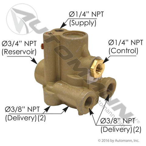 Automann 170.51321 STEV Type Spring Brake Valve