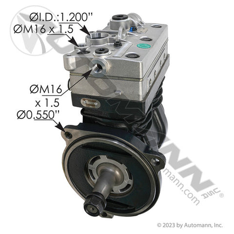 Automann 170.AC5420070 Air Compressor Wabco Type