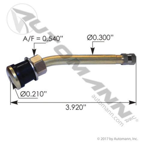 Automann 170.TR572FH Valve Stem 3.920in Angled