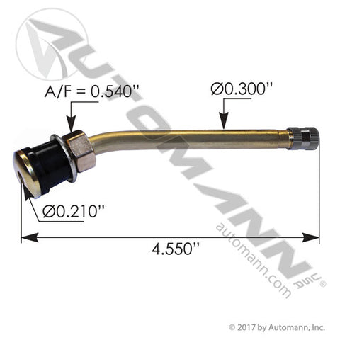 Automann 170.TR573FH Valve Stem 4.550in Angled