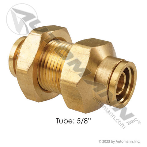 Automann 177.13B7710 Brass PLC Bulkhead Union 5/8in