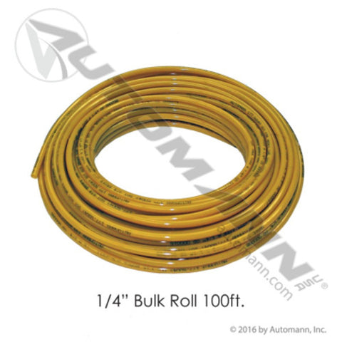 Automann 177.5004Y Nylon Tubing 1/4in OD X 100FT Yellow