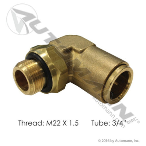 Automann 177.V20462691 Brass PLC Male Elbow Fitting Volvo