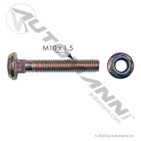 Automann 179.4018 Carriage Bolt & Nut