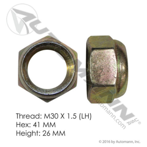 Automann 201.2027L Outer Cap Nut
