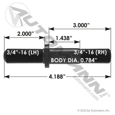 Automann 201.7016L Double Ended Stud