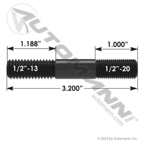 Automann 201.7537 Drive Flange Stud