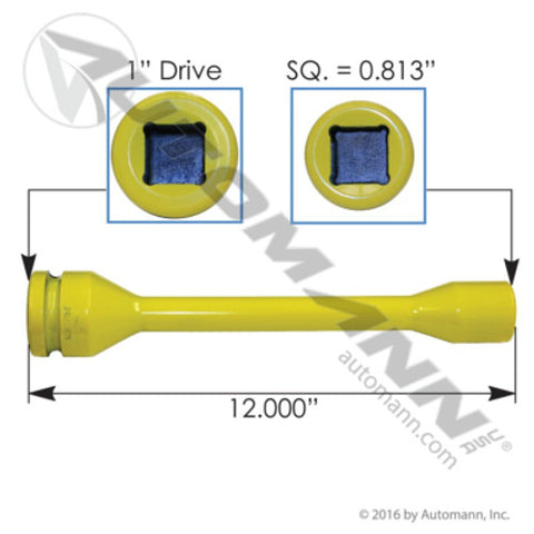 Automann 210.21316TS Torque Socket 13/16in Square Drive 1in