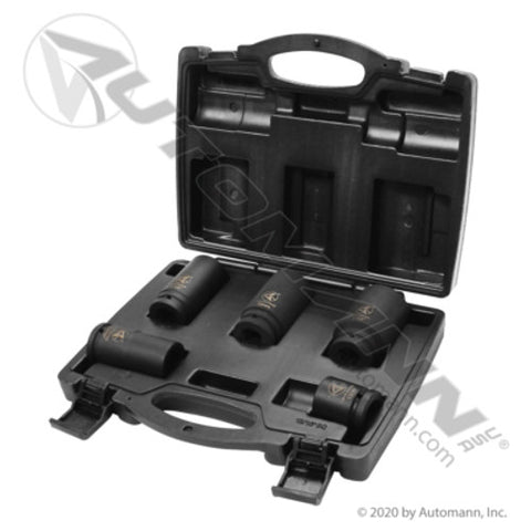 Automann 210.3405K Wheel Nut Socket Set-3/4in Drive 5 Pc