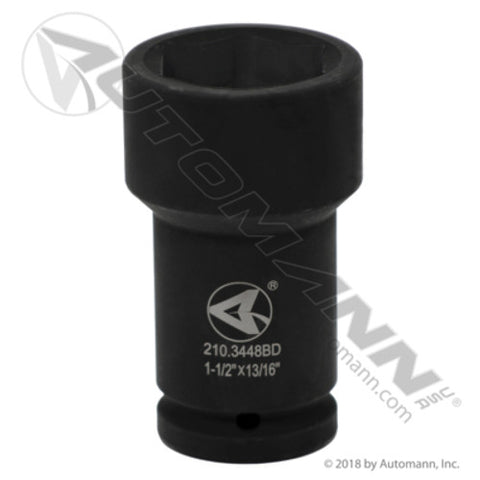 Automann 210.3448BD Impact Socket Budd Wheel 1-1/2 x 13/16
