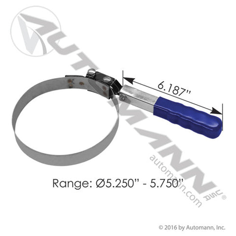 Automann 210.5012 Filter Wrench 5-1/4in to 5-3/4in