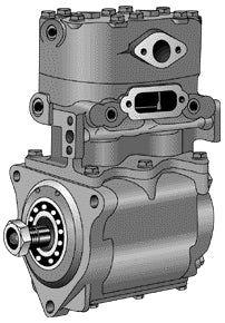 Haldex 283692X Remanufactured Bendix® Compressor