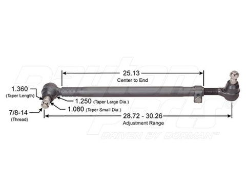 Dayton Parts 346-262 Steering Drag Link
