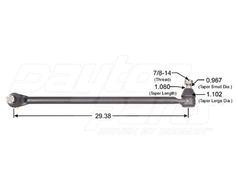 Dayton Parts 346-387 Steering Drag Link