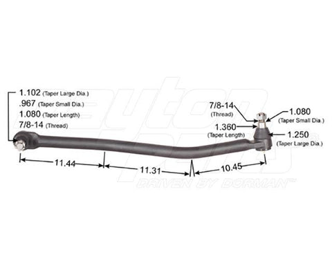 Dayton Parts 346-406 Steering Drag Link