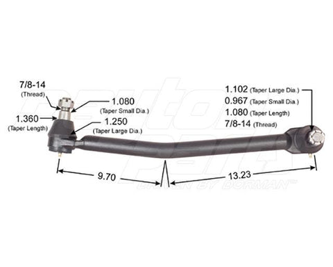 Dayton Parts 346-409 Steering Drag Link