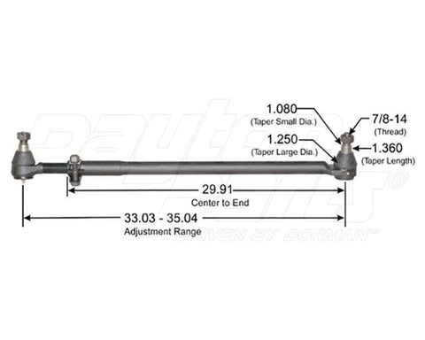Dayton Parts 346-464 Steering Drag Link