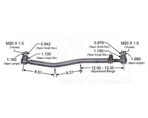 Dayton Parts 346-522 Steering Drag Link